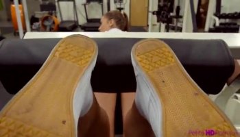 Luscious office babe Katy Jayne tit fuck and banged hard